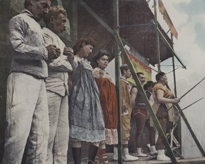 Sahnedeki panayır eğlenceleri (renkli fotoğraf) by French Photographer
