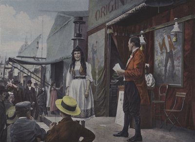 Sahnedeki panayır eğlenceleri (renkli fotoğraf) by French Photographer