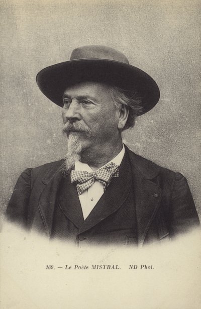Frederic Mistral (1830-1914), Fransız şair ve Oksitanca sözlük yazarı by French Photographer