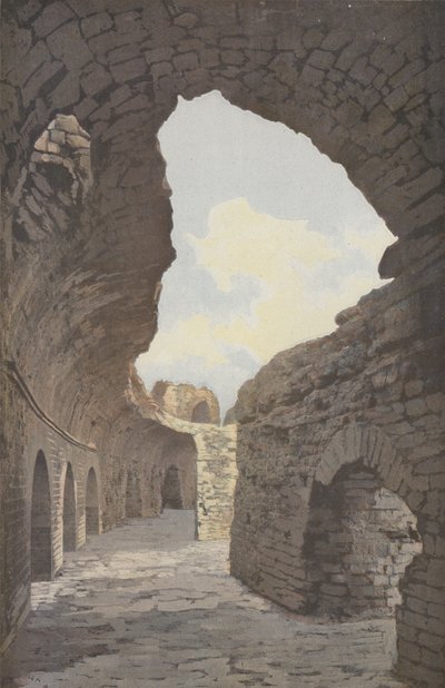 Fréjus, Amfitiyatro, Bir galerinin iç görünümü by French Photographer