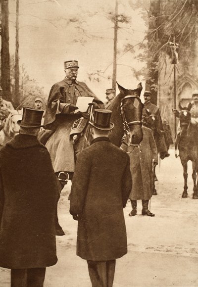 General Hirschauer, Keht köprübaşını ele geçirdi, 30 Ocak 1919 by French Photographer