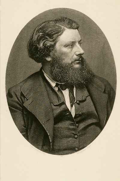 Gustave Courbet (s/b fotoğraf) by French Photographer