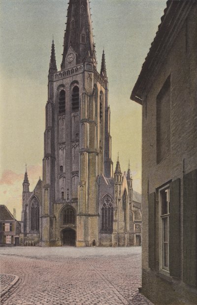 Hondschoote, Kilise, Cephe O by French Photographer