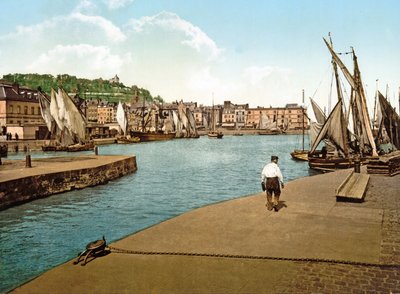 Honfleur Limanı, Fransa, 1890-1900 by French Photographer