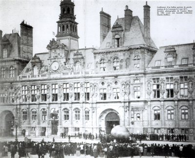 Hotel de Ville, Paris, 3 Mayıs 1871