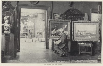 Jean-Leon Gerome atölyesinde by French Photographer