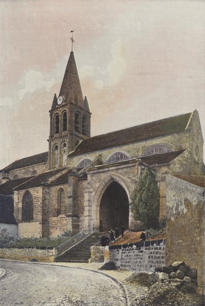 Jouy-le-Moutier, Kilise by French Photographer