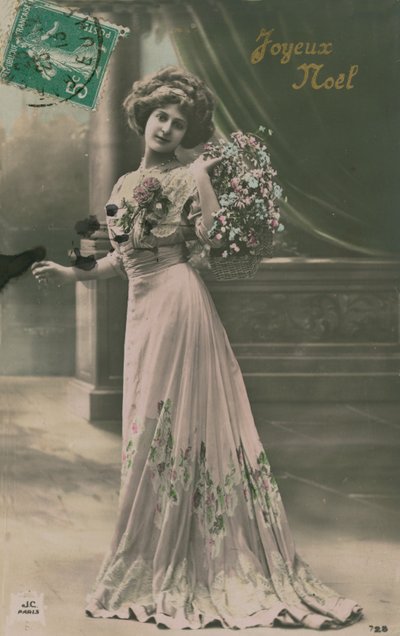 Mutlu Noeller. 1913 yılında gönderilen kartpostal. by French Photographer