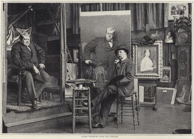 Jules Lefebvre atölyesinde by French Photographer
