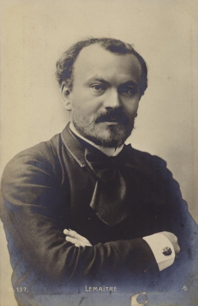 Jules Lemaitre (1853-1914), Fransız eleştirmen ve oyun yazarı by French Photographer