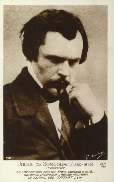 Jules de Goncourt (1830-1870), Fransız romancı by French Photographer