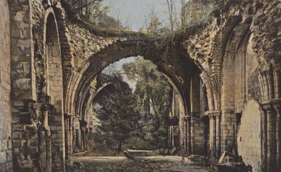Jumieges, eski manastırın yemekhanesi by French Photographer