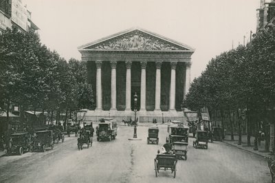 LEglise de la Madeleine, Magdalen Kilisesi (fotogravür) by French Photographer