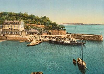 La Bec de la Vallee, Dinard, 1890-1900 by French Photographer