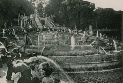 La Cascade le Jour des Grandes Eaux, Şelale, Su İşleri Günü (fotogravür) by French Photographer