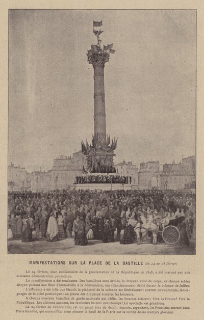 Paris Komünü, Place De La Bastille