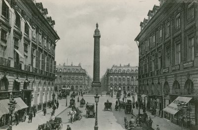 La Place Vendome, Place Vendome (fotogravür) by French Photographer