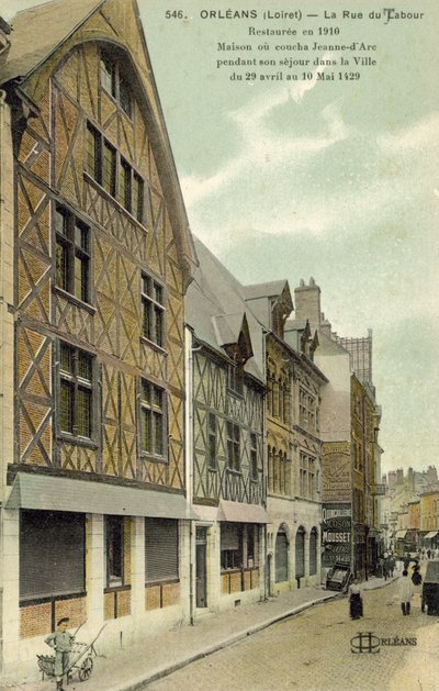 La Rue de Labour, Orleans (renkli fotoğraf) by French Photographer