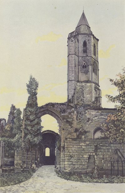 La Sauve, Eski Manastır, Kilisenin Çan Kulesi by French Photographer