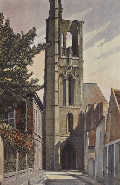 Larchant, kilisenin çan kulesi, Cote O by French Photographer
