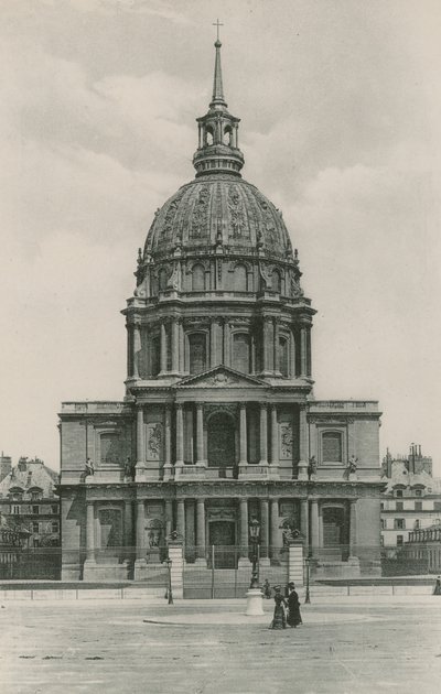 Hôtel des Invalides Kubbesi, Invalids Kubbesi (fotogravür) by French Photographer