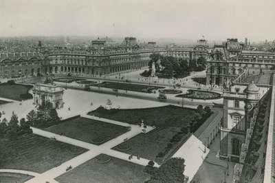 Le Nouveau Louvre, Yeni Louvre (fotogravür) by French Photographer
