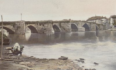 Limoges, Pont Saint-Martial, Yukarı yönde alınan görünüm (Vienne