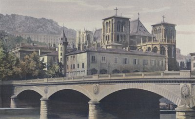Lyon, Archeveche, Cathedrale St-Jean ve Coteau de Fourviere by French Photographer