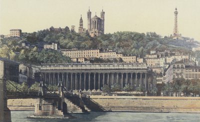 Lyon, Palais de Justice ve Fourviere Bazilikası by French Photographer