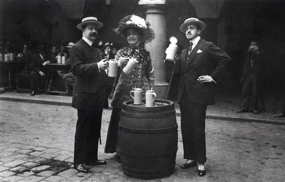 Madeleine Lemaire (1845-1928) ve Reynaldo Hahn (1875-1947) by French Photographer