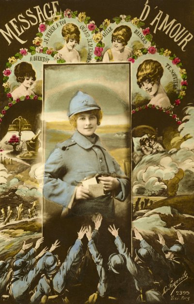 Askerlere sevgi mesajları (renkli fotoğraf) by French Photographer