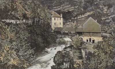 Loue kaynağında değirmen by French Photographer