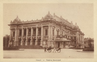 Belediye Tiyatrosu, Hanoi, Fransız Çinhindi by French Photographer
