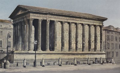 Nimes, Maison Carree (Eski Eserler Müzesi), Ensemble S O by French Photographer