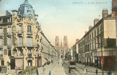 Orleans, Katedral, La Rue Jeanne DArc by French Photographer