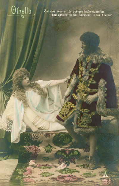 Desdemona ile Othello. William Shakespeare