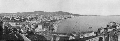 Panorama de Cannes (s/b fotoğraf) by French Photographer