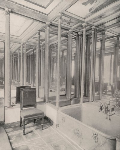 Paris: Banyo Odası, Alman Büyükelçiliği Binası (s/b fotoğraf) by French Photographer