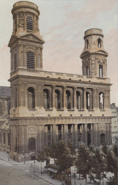 Paris, Saint-Sulpice Kilisesi by French Photographer