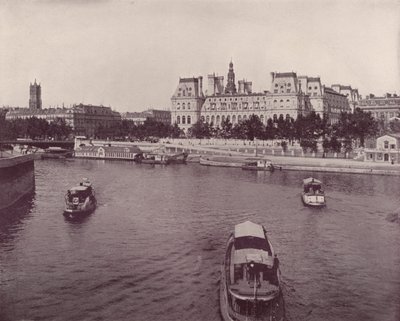 Paris: Hotel de Ville, River Side