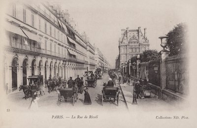 Paris, La Rue De Rivoli by French Photographer