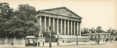 Paris, Le Palais-Bourbon, Chambre des Deputes, Bourbon-Palace, Temsilciler Meclisi by French Photographer