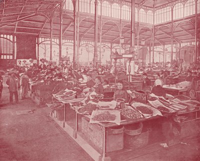 Paris: Grand Central Market (s/b fotoğraf) by French Photographer