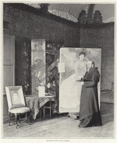 Paul-Albert Besnard atölyesinde by French Photographer