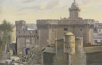 Perpignan, Le Castillet, Dış kıyı by French Photographer