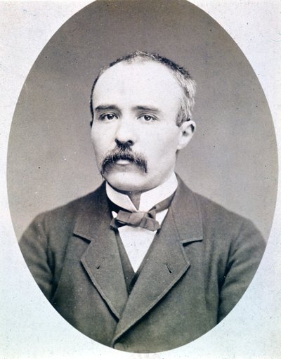 Georges Clémenceau'nun (1841 - 1929) 1870 - 1880 civarındaki fotoğrafı. by French Photographer