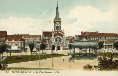 Place Turenne, Malo-les-Bains (renkli fotoğraf) by French Photographer