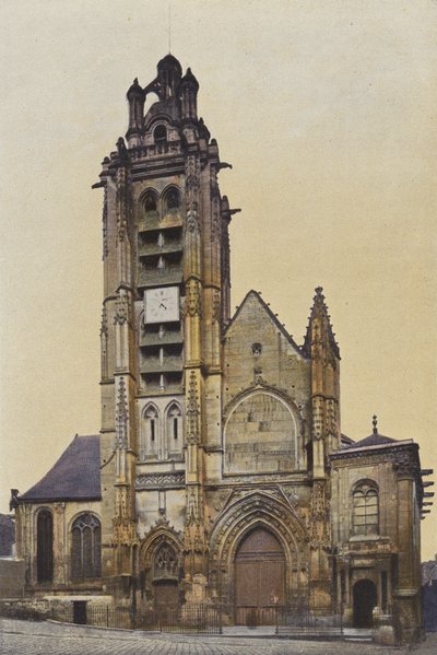 Pontoise, Saint-Maclou Kilisesi, Cephe by French Photographer