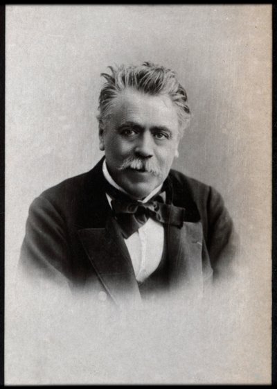 Henri Francois Becque (1837-1899), Fransız oyun yazarı. by French Photographer