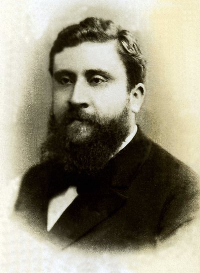 Jean Jaures (1859-1914), Fransız politikacı portresi. by French Photographer